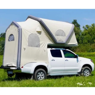 Compact Inflatable Rooftop inflatable Tent Provides Spacious Interior truck bed Gentle Tent