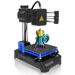 EasyThreed Mini 3D Printer Beginners Entry Level Low Noise Use PLA TPU 1.75mm Filament Printing Size