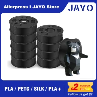 JAYO PLA PLA PLUS ABS PETG SILK Filament 1.75MM 10 Rolls / Set Refills Non-toxic Fastship 3D Printer