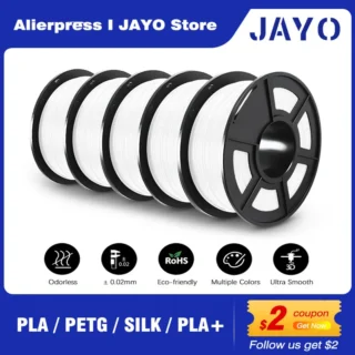 JAYO PLA/PLA META/PETG/SILK/PLA+/Wood/ Rainbow/Marble 3D Printer Filament 1.75mm 5KG 3D Printing