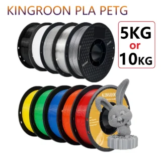 KingRoon 5KG 10KG PLA PETG Filament 1.75mm 3D Printer Plastic No Bubble Spool 3D Printing Materials