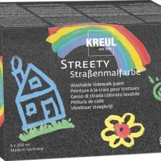 Kreul Schultüte KREUL Streety Straßenmalfarbe 6er Set 200 ml