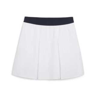 PUMA W Club Pleated Skirt Damen | white XS